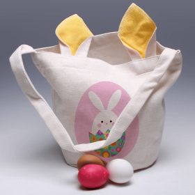 Easter Tote Bag (Style: Bunny in Egg, Option: EGG190)