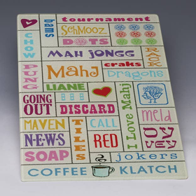 Mah Jongg Cutting Board (Style: as shown)