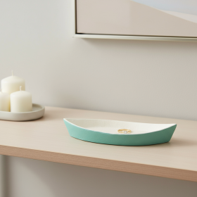 Cast Iron Oval Boat Shaped Tray (Option: 634797, size: 10")