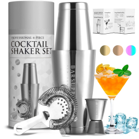 Professional Boston Cocktail Shaker Set - Multiple (Color: Gold)