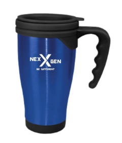 NEXGEN SS / PLASTIC TRAVEL MUG, 16 OZ, ASST (Color: Blue)
