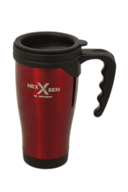 NEXGEN SS / PLASTIC TRAVEL MUG, 16 OZ, ASST (Color: Red)