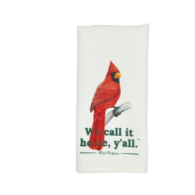 West Virginia Southern Tea Towel/Kitchen Towel (Style: Cardinals)