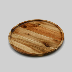 Acacia round Plate / Platter (size: 12" Diameter)