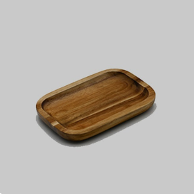 Acacia Serving rectangle tray / Dish (size: 6" X 4")