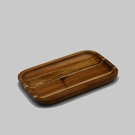 Acacia Serving rectangle tray / Dish (size: 8" X 5")