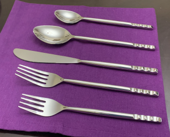 Vibhsa 20 Piece Flatware Set, Service for 4 (Option: TIPL004, size: Service for 4)