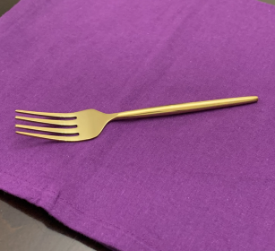 Vibhsa Flatware 6 Pieces Dinner Fork (Option: TIPL012Fork, size: Service for 6)