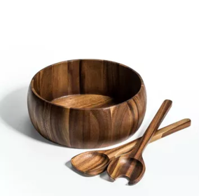 Large Salad Bowl with Servers (Option: 332B3)