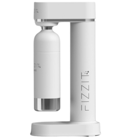 FIZZITâ„¢ SpÃ¤rklÃ¯ Carbonated Water Soda Maker with Stainless Steel Bottle â€“ Eco-Friendly, Dishwasher Bottles - Sparkling Water Maker (C02 Cylinder: nan, Color: White)